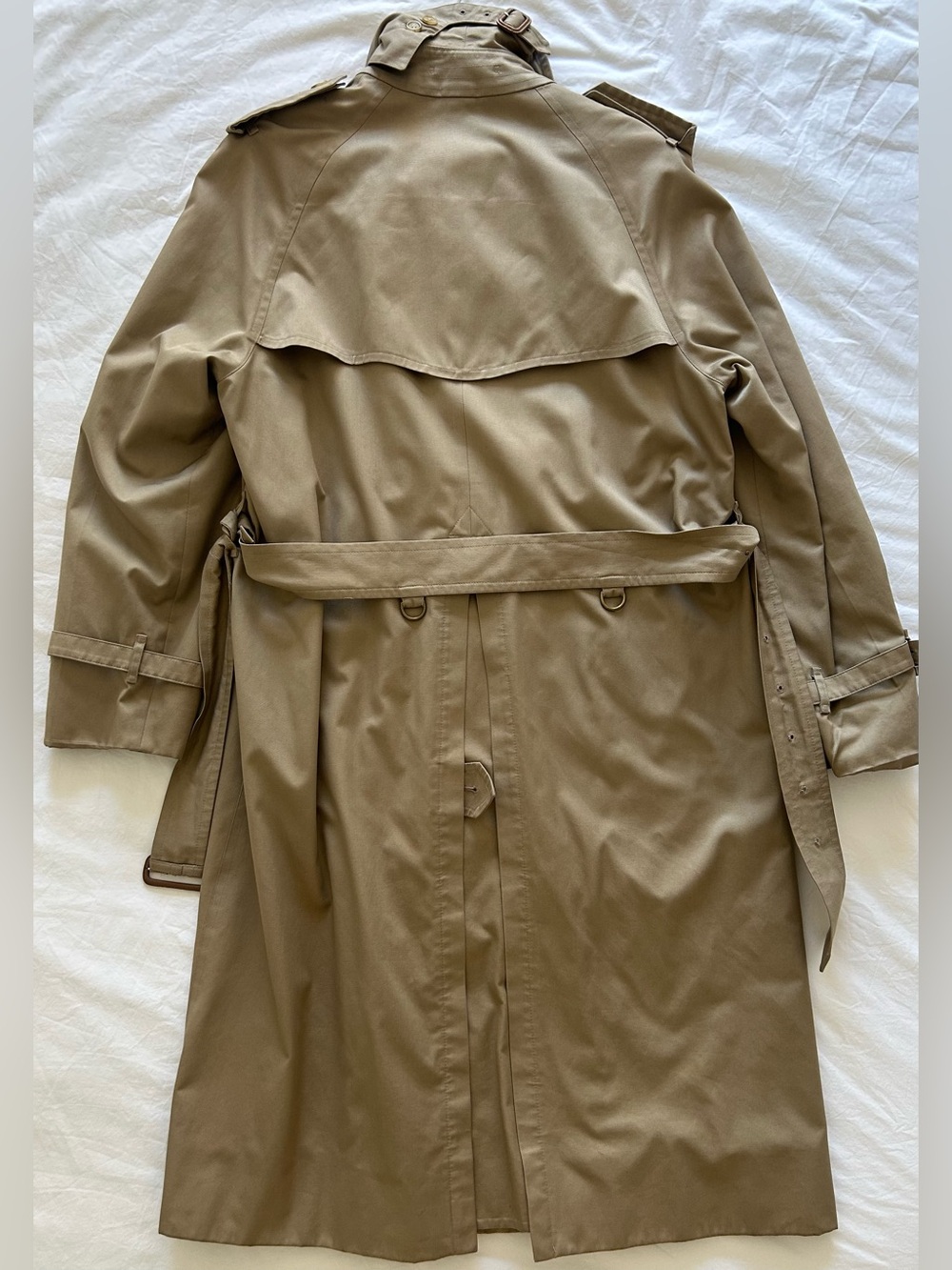 Men’s vintage Burberry trench coat 42 regular - Picture 2 of 7
